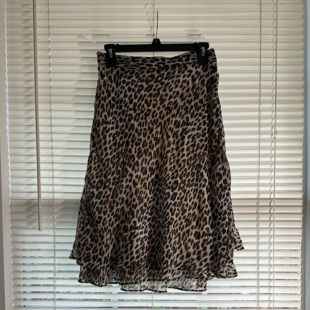 Leopard Print Women's Skirt